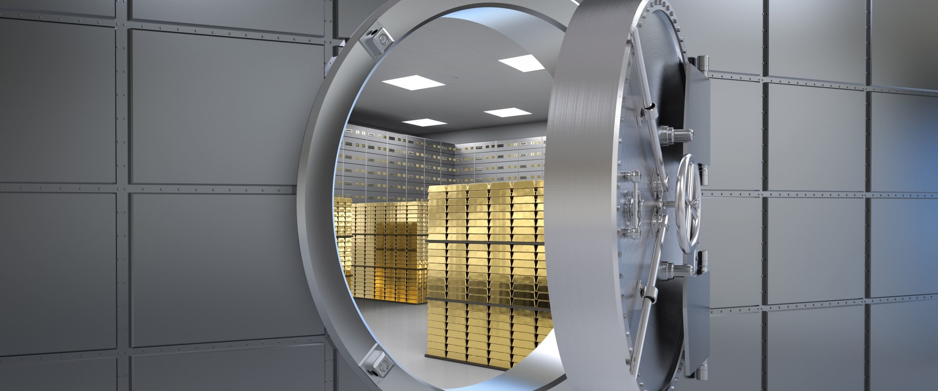 Can you store gold in a bank?